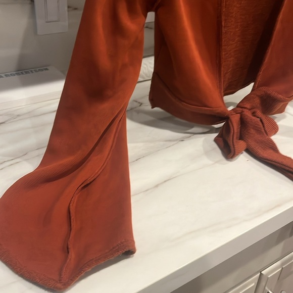 Lulus Rust Crop Sweater - Picture 3 of 5